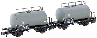 Hobbytrain H24801 N 2 delige set lichte ketelwagens EVA van de DB
