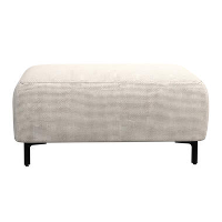 Hocker Elsa   stof Eden   beige   Leen Bakker