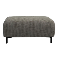 Hocker Elsa   stof Eden   taupe   Leen Bakker