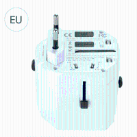 Hoco 2.4A Universal 2 Ports Usb Folding Plugs Eu Uk Us Au Smart Charger