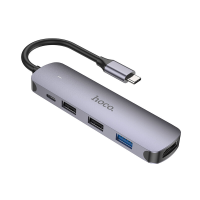 Hoco 5 In 1 HUB Type C naar USB 3.0 2.0 Adapter PD60W Dock Voor MacBook Pro Accessoires HDMI compatibele USB C Splitter