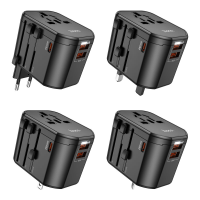 HOCO AC15 PD20W 3 poorts USB PD lader 2USB A + USB C PD QC3.0 Snelladeradapter universele omvormer stekker voor iPhone 1