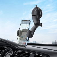 HOCO CA118 Middenconsole Dashboard/voorruit Autohouder 360 graden rotatie voor 4,5 7 inch mobiele telefoons voor 66 86 m