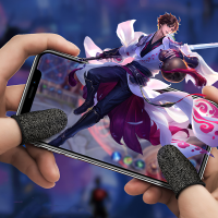 HOCO GM4 Phantom Supergeleidende Fiber Mobiele Game Vinger voor Samsung Galaxy S21 Note S20 ultra Huawei Mate40 P50 OneP