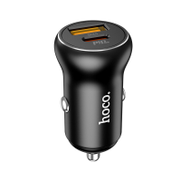 HOCO NZ5 PD 30W QC 3.0 Dual Port USB + Type C Snel opladen Autolader Adapter Voor iPhone 11 12 13 14 14 Plus 14 Pro Max