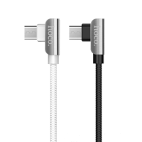 HOCO U42 90 graden prachtige stalen micro usb oplaadgegevenskabel voor tablet smartphone 1,2 m