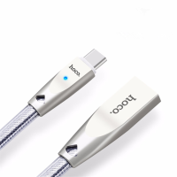 HOCO U9 2.4A Zinc Alloy Jelly Knitted Type C USB Charging Data Cable 1.2M For Samsung S8 Xiaomi mi6