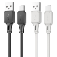 HOCO X101 3A USB A naar Type C kabel Snel opladen Gegevensoverdracht Koperen kernlijn 1M lang voor Huawei Mate50 voor Sa