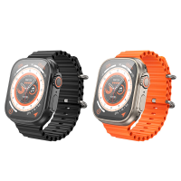 HOCO Y12 Ultra 1,96 inch HD scherm bluetooth oproep Hartslag Bloedzuurstofmonitor IP67 waterdicht Multisportmodi Smart W