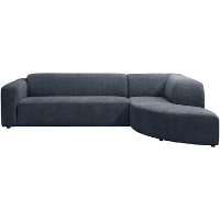 HOEKBANK ASTORIA RECHTS VENRO 18 DONKERBLAUW   Leen Bakker