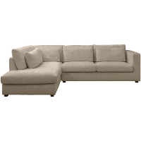 HOEKBANK CHELSEA LINKS CYCLAMEN 24 TAUPE   Leen Bakker