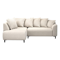 Hoekbank Elsa links   stof Eden   beige   Leen Bakker
