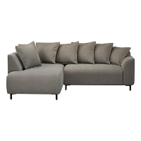 Hoekbank Elsa links   stof Eden   taupe   Leen Bakker