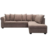 Hoekbank Evy rechts   taupe/bruin   Leen Bakker