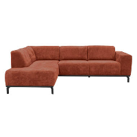 Hoekbank Lola links   terracotta   Leen Bakker