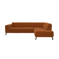 Hoekbank Otis rechts   terracotta   Leen Bakker