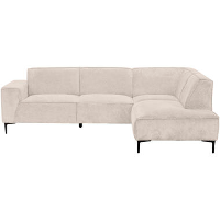 Hoekbank Romy rechts   stof Egon   beige   Leen Bakker