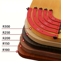 Hoekfrezen Gids Houtbewerking Hoekjig R100 R150 R200 R250 R300 Bocht Gids Kast Kiesrand
