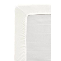 Hoeslaken Jersey   off white   80x200 cm   Leen Bakker