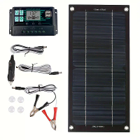 Hoge efficiëntie 600W zonnepaneel oplader monokristallijn silicium draagbare kit 100A laadcontroller verlengkabel accukl