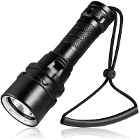 Hoge kracht duikzaklamp IP68 waterdichte professionele duiklampen 18650 batterij voor diepzee onderwaterverlichting duik