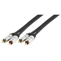 Hoge kwaliteit tulpkabel stereo 5.0M