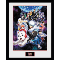Hole in the Wall Gintama: Key Art 30 x 40 cm Framed Print