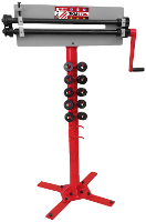 Holzmann sikkenmachine Holzmann Maschinen SKM470S Zacht staal: 0,8 mm, roestvrij staal: 0,5 mm, koud gebogen staal: 0,6 mm, aluminium: 1,3 mm, messing zacht: