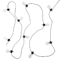 Home Deco Factory feestverlichting lichtsnoer   10 LED lampen   gekleurd   500 cm