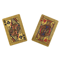Speelkaarten   54 kaarten   goud   klassiek   kaartspel