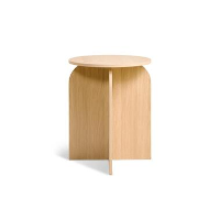 Bijzettafel Felix   Naturel Ø45