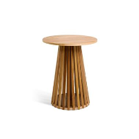 Bijzettafel Phiel   Naturel Ø40cm