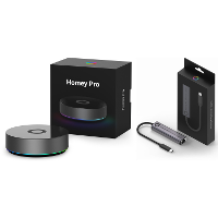 Homey Pro black + Ethernet Adapter