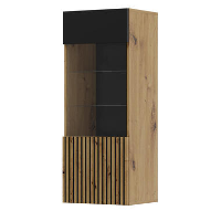 AURIS hangkast 1D artisan eiken / zwart mat