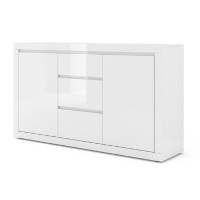 BELLO BIANCO III dressoir 150 cm wit mat / glanzend