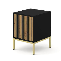 Bureaucontainer Ravenna  /Zwart mat/Artisan   Metall   41x40x55 cm