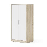 Functionele kledingkast Samoa Fuji 165 cm sonoma eik / mat wit