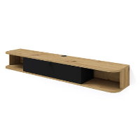 Icarus TV   meubel 156 cm artisan eiken/zwart mat