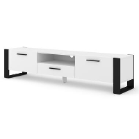 NUKA TV meubel ladekast 200 cm wit mat