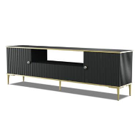 PETRA TV meubel 180 cm 2D2S mat zwart