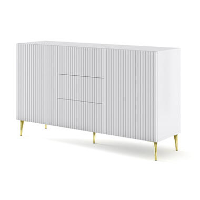 Ravenna B dressoir ladekast 150 2D3S gefreesd MDF folie mat