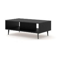 Ravenna B salontafel 90x60 mat zwart mat