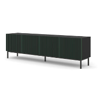 Ravenna F TV meubel 200 4D gefreesd MDF folie met frame