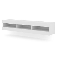 RTV kast MANTA 160 cm hangend of staand wit mat
