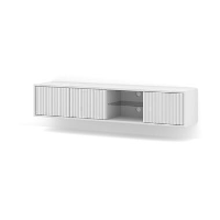 Homlando   Wandgemonteerd TV meubel   Wit   Mita   31x156x31 cm