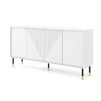 WOODY dressoir 4D 180 cm mat wit
