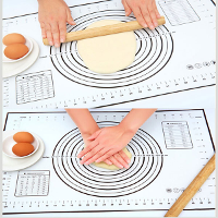 Honana 60x40cm Platinum Silicone Dough Fondant Mat Glass Fiber Reinforced