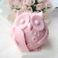 Honana Bc 584 Silicone Cute Owl Bird Animals Soap Bar Candle Making Mold Mould Wedding Diy
