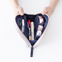 Honana Bx 112 Waterproof Travel Wash Cosmetic Bag Shell Pouch Storage Bag Mesh Organizer