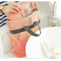 Honana Bx 241 Bathroom Wash Cosmetic Bag Mesh Handy Net Pouch Travel Storage Bag Organizer
